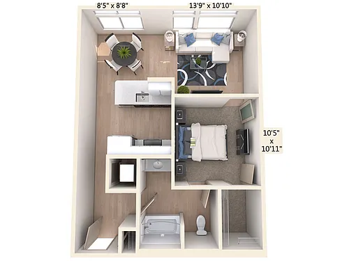 Floor plan A2-Two-Hard