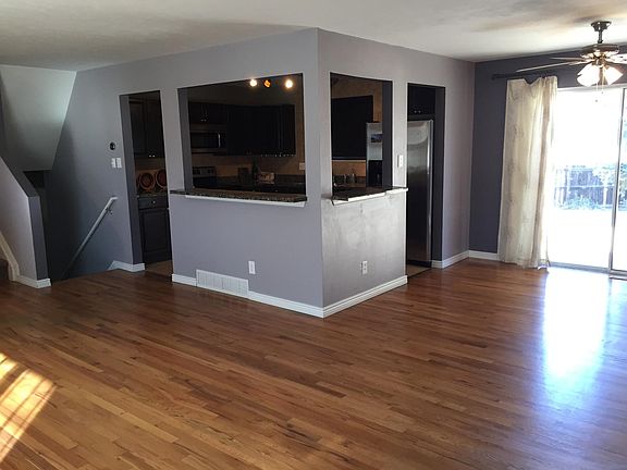 Large area with hardwood floors