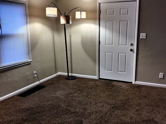 Living room, front door