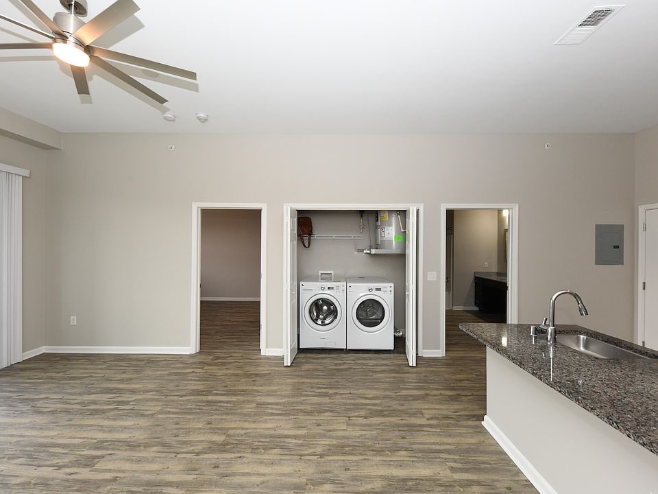 Living Room with Hardwood Style Flooring