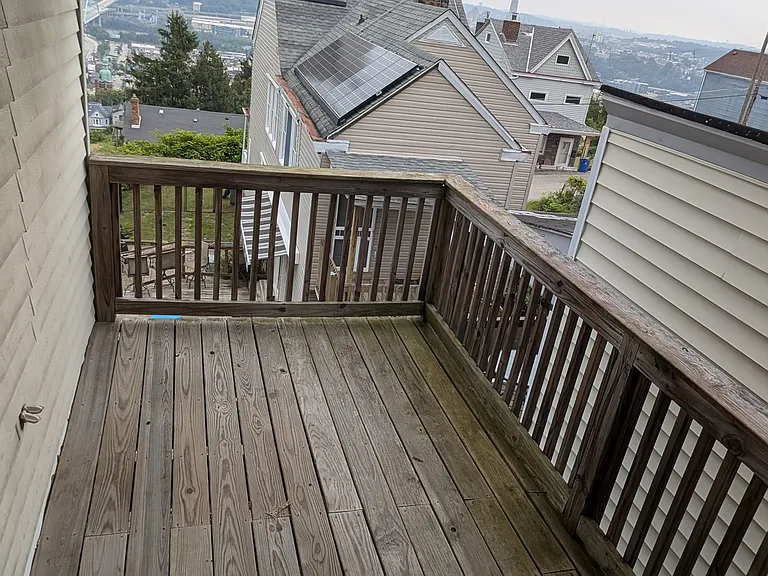 2nd floor: private deck from bedroom 2