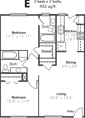 Ashford St Cloud 2x2B Ashford St Cloud 2x2B