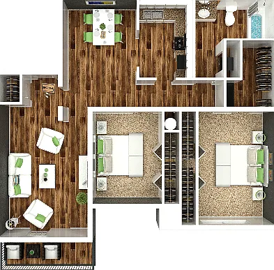 2 Bedroom 1.5 Bath 2 Bedroom 1.5 Bath