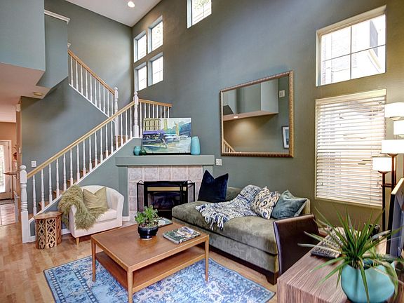 The house before it was painted with a neutral color throughout.