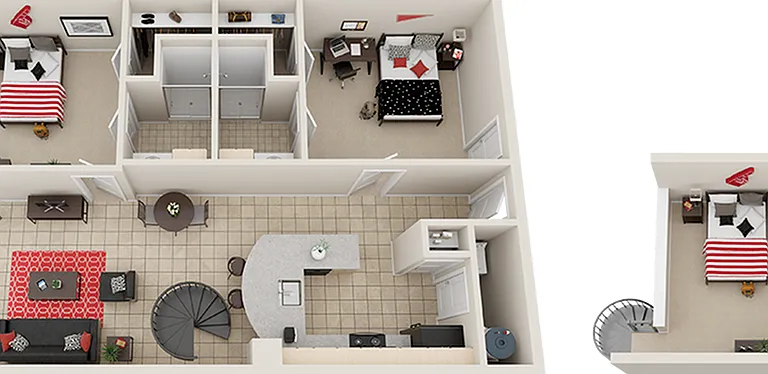 B7-LOFT- Villas on Guadalupe Austin Texas VOG