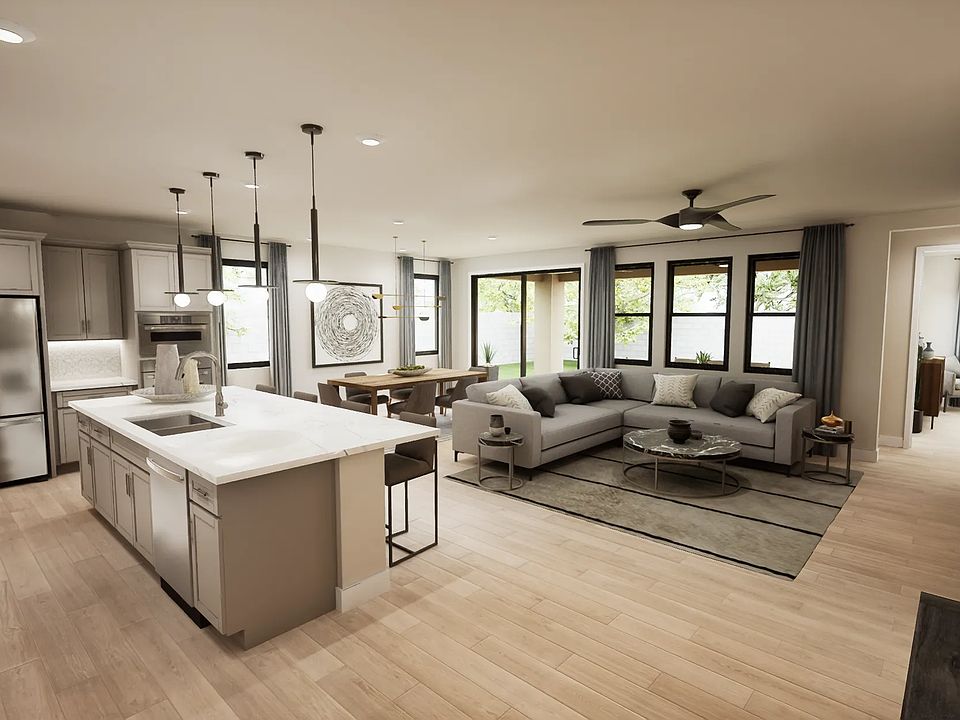 Plan 4023 Great Room Virtual Rendering