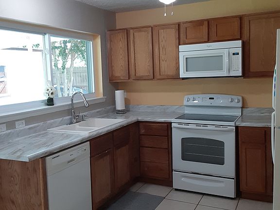 Nice picture window from kitchen