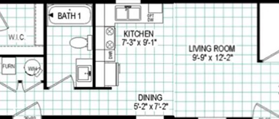 Floor Plan of Fairfield Plan