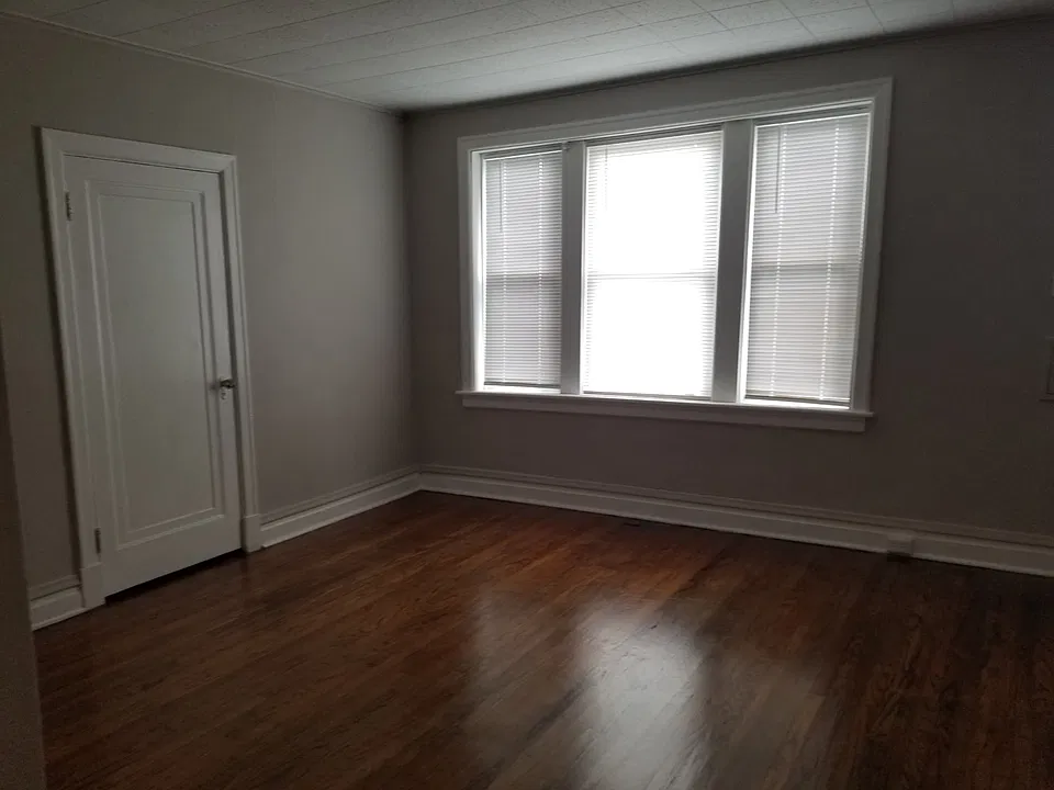 wood floors throughout.