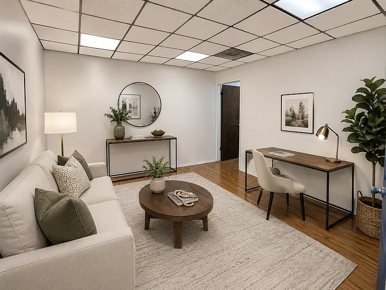 Virtually Staged. Bedroom 2.