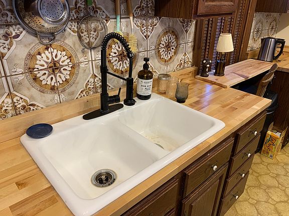 Updated Sink & Butcher Block