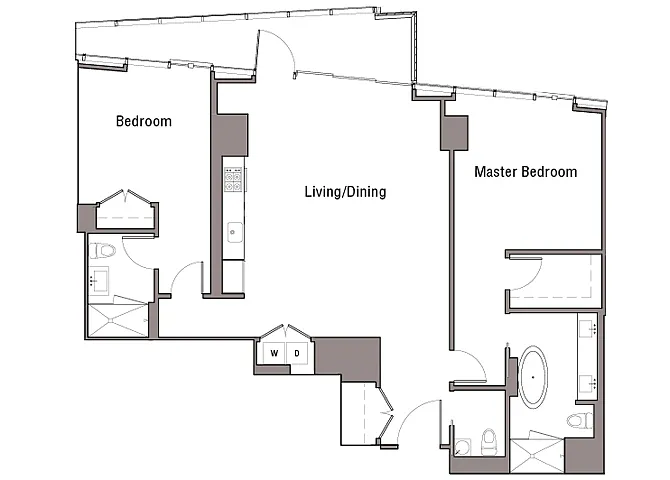 Floor plan 2C