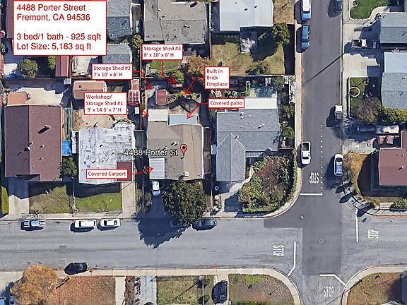 Bird's Eye View of House Layout.