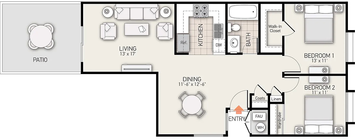 Floor plan Plan Three