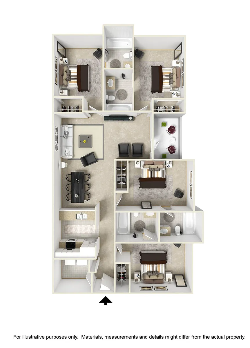 Floor plan 4/4 Classic