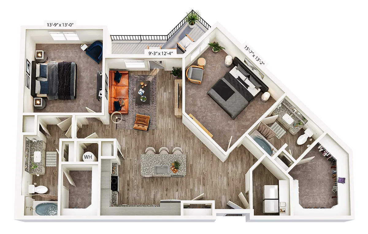 Floor plan B3