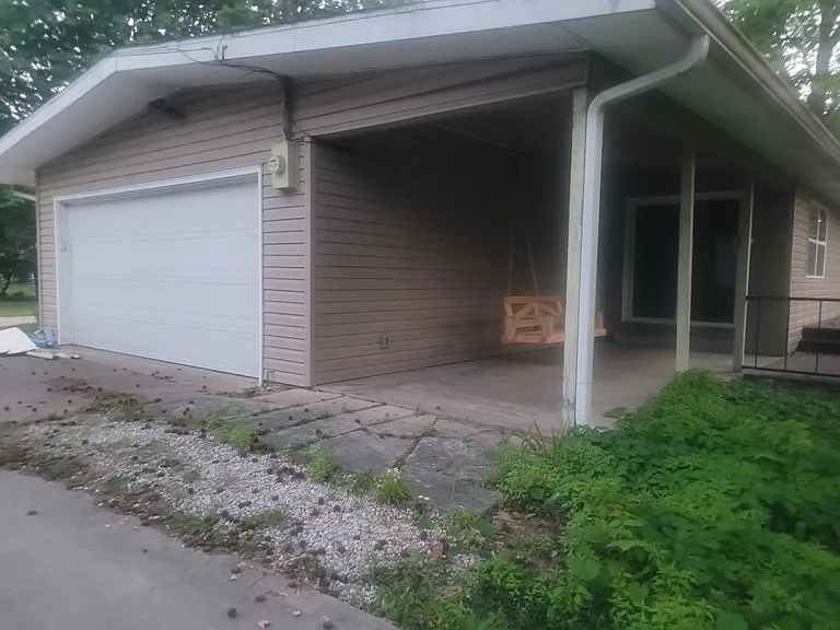 Two car garage