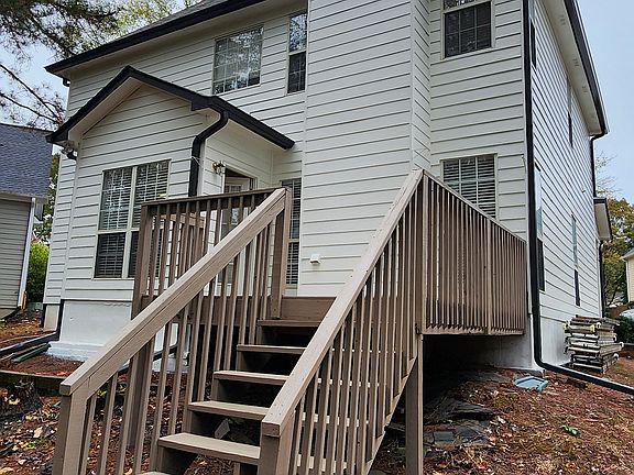 Back View. Newly painted interior and exterior.