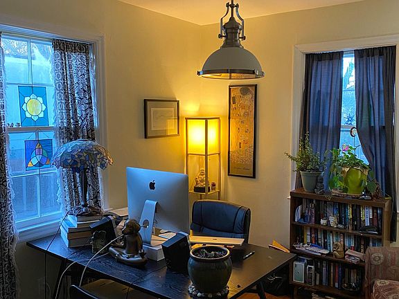 dining room can also be used as an office