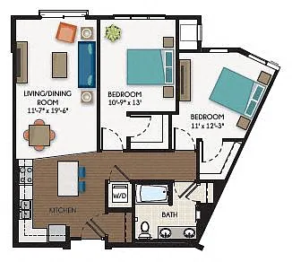 Floor plan The Riverfront