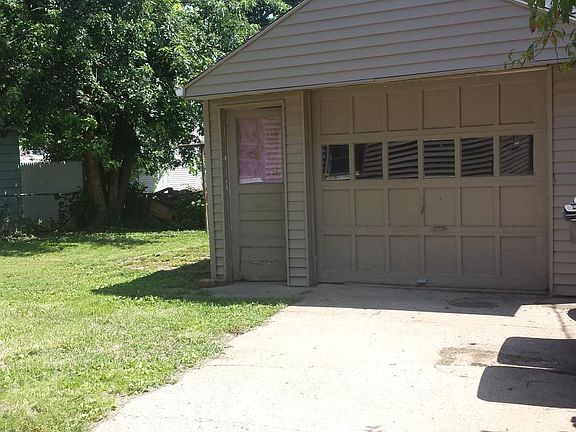 Garage and yard
