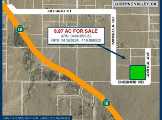 Cheshire Rd, Lucerne valley, CA 92356