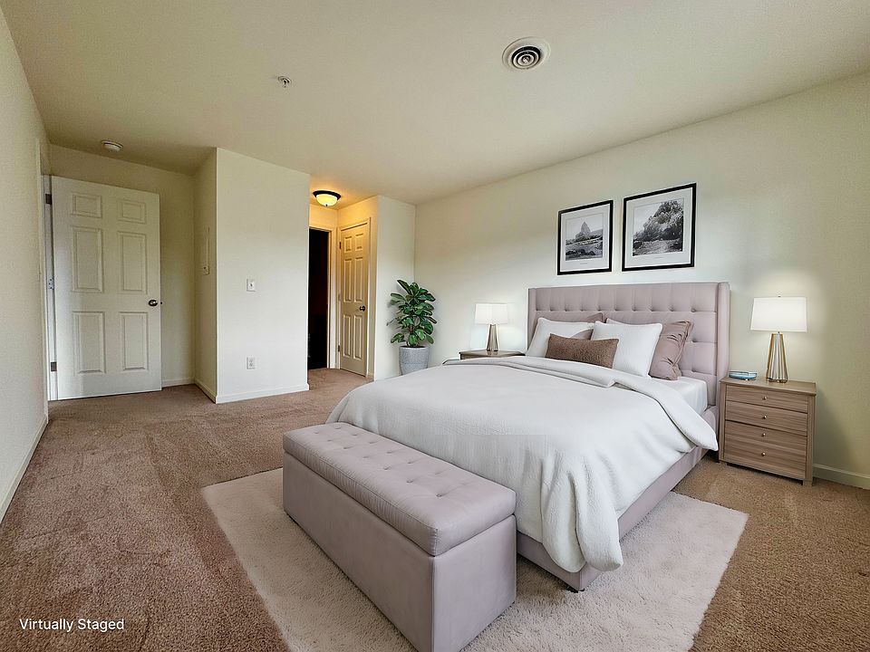 Primary Bedroom Virtually Staged