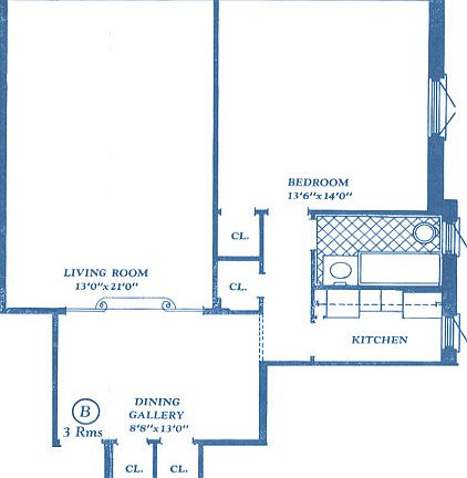 2nd image of 139 E 35th St APT 1B