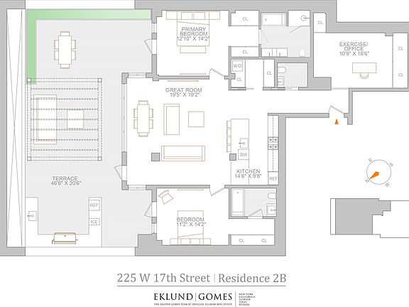 2nd image of 225 W 17th St #2B