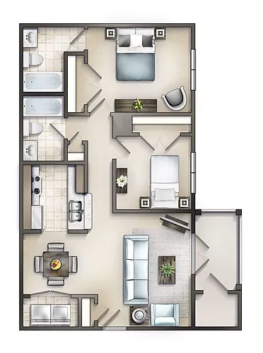 Floor plan The Cherry Lane
