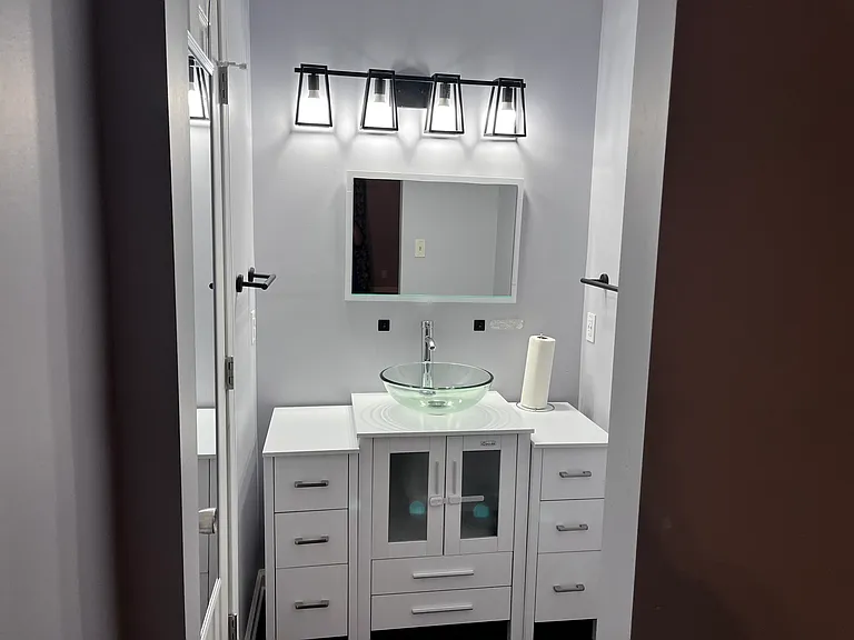 Master bedroom vanity