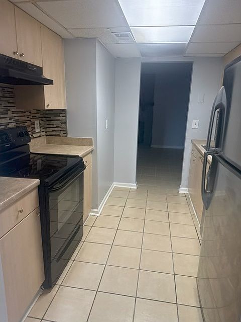 Kitchen front to back view