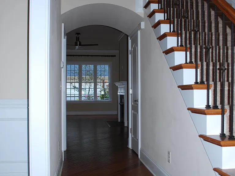 Hallway looking back from Front Entrance