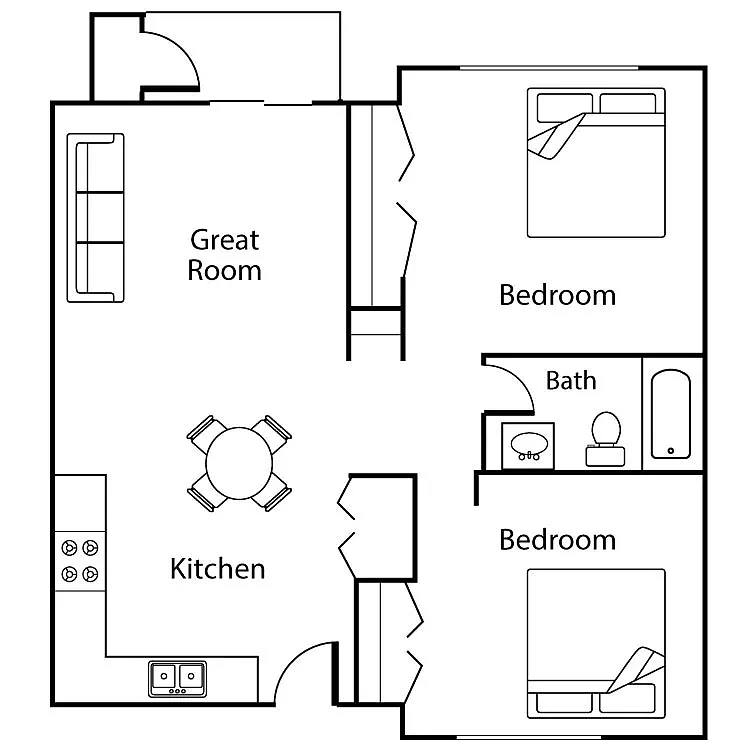 Floor plan Sugar Pine