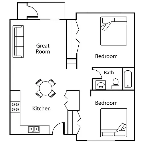 Floor plan Sugar Pine