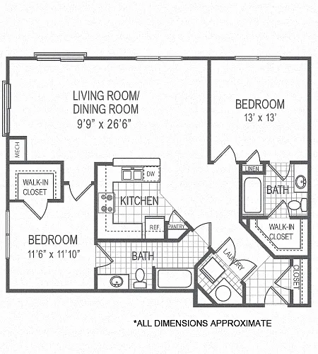 Floor plan B1 Floorplan