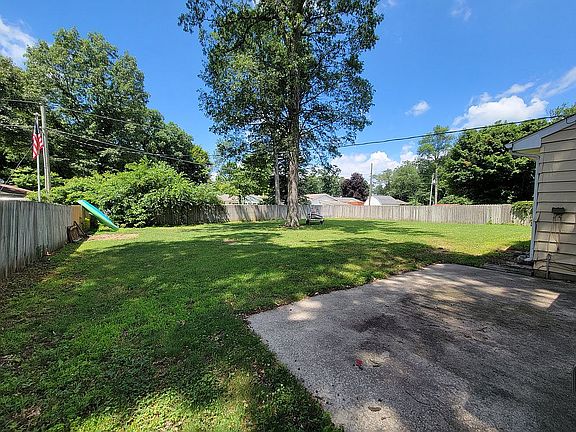 Large fenced in backyard 