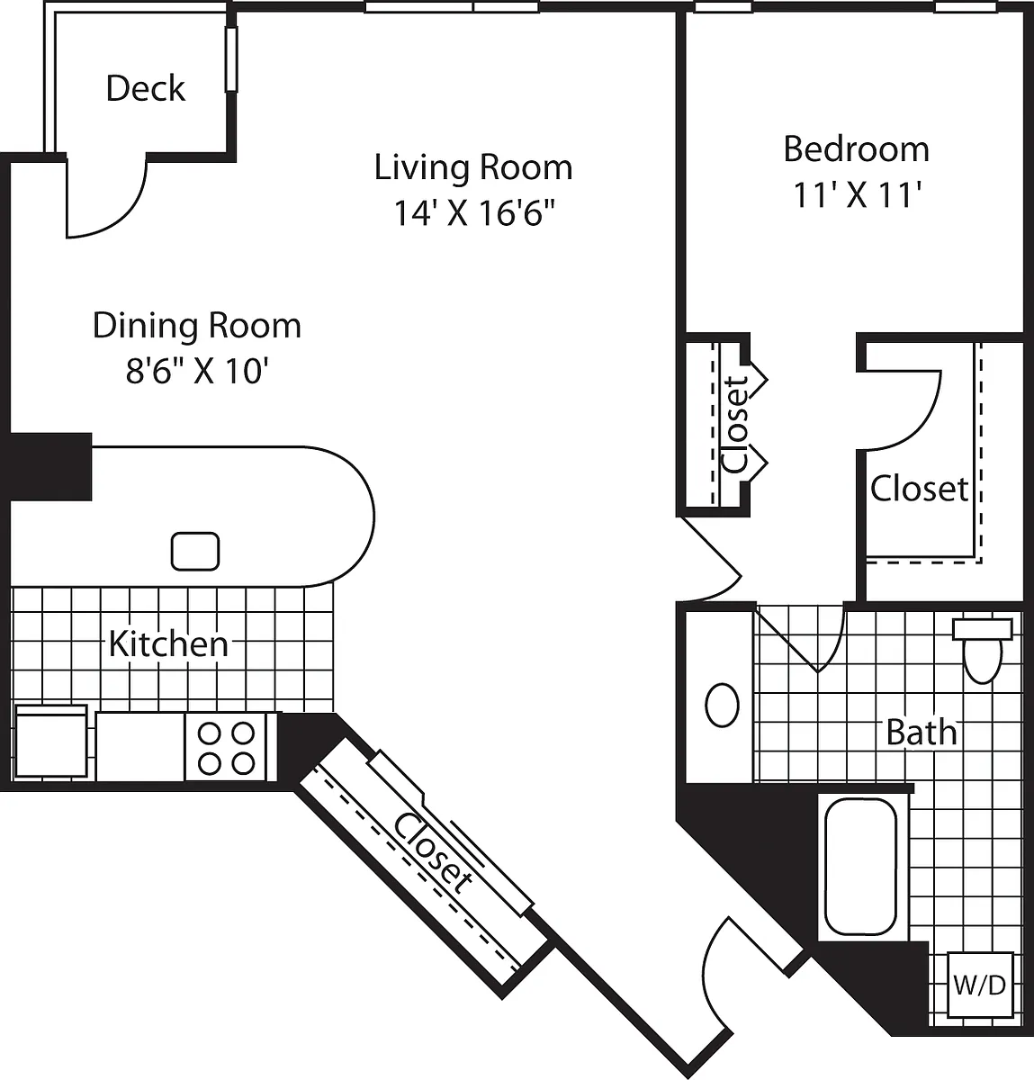 Floor plan Bed 514-1035 NW