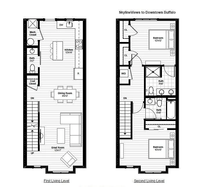 Floor plan Townhome A