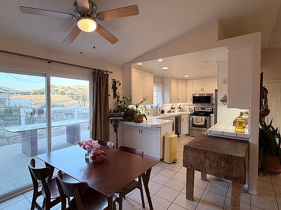Dining and kitchen