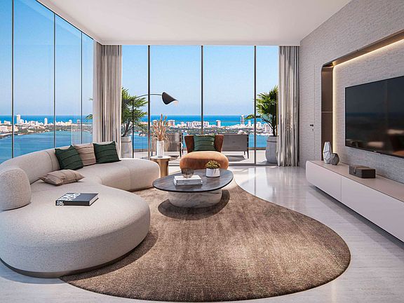LIVING with corner views