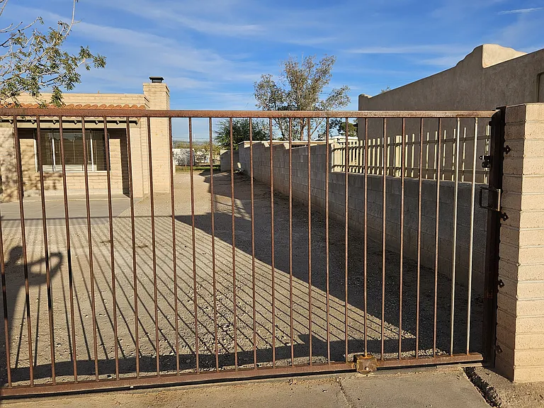 Fence Front Sliding Door