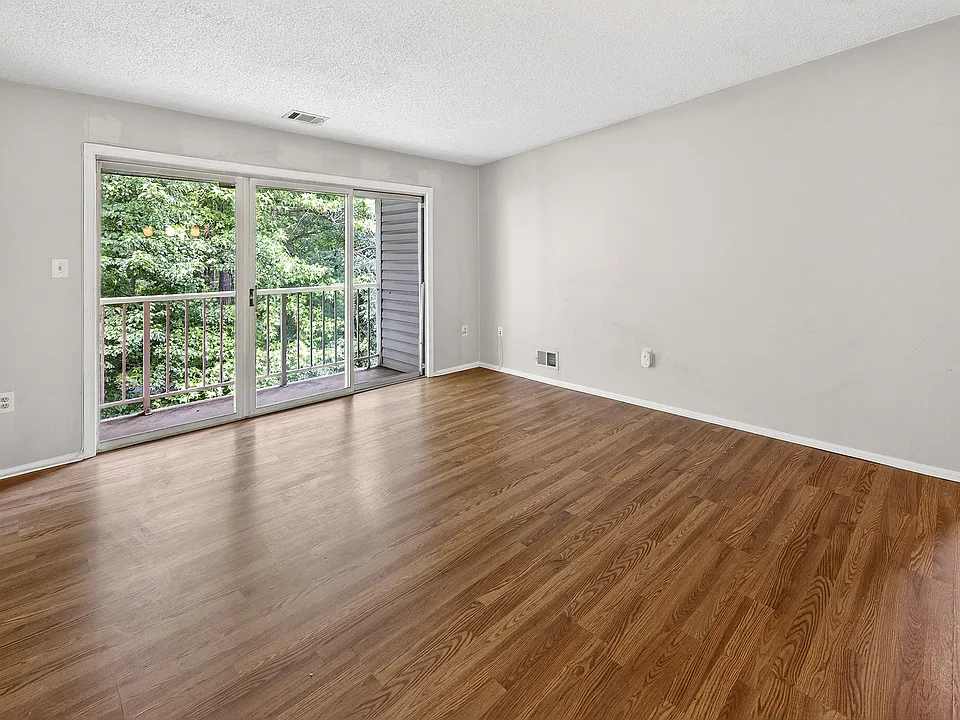 very large living room with great quiet views