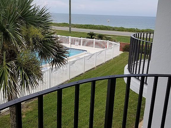 Balcony view from master bed