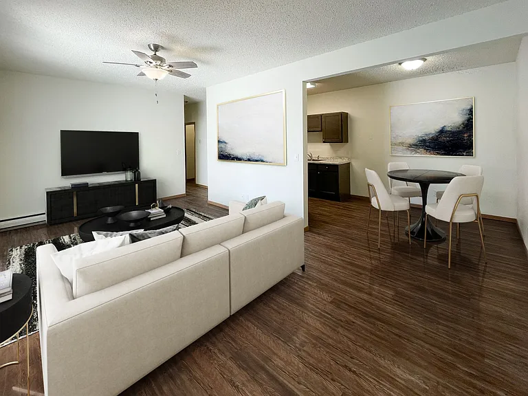 Bismarck, ND Belmont West Apartments | 11A | Living