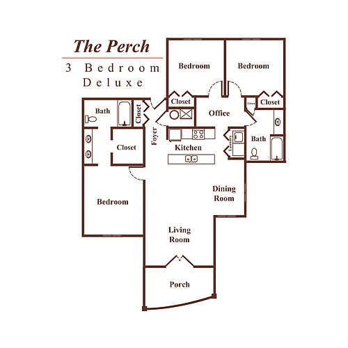 Floor plan The Perch