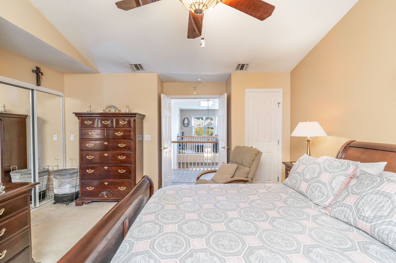  Primary bedroom with ensuite bath