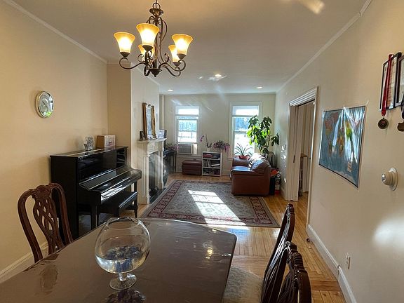 family room and dining room