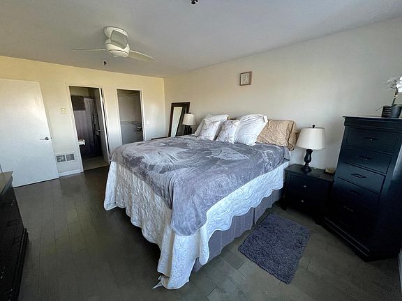 Large spacious Master Bedroom with Cal King bed and walk-in closet