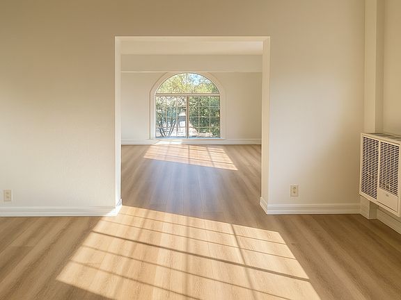 View from the kitchen looking into the family room.